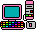 pixel art of a computer